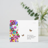 Floral RSVP Briefkaarten (Staand voorkant)