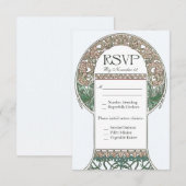  Floral RSVP Wedding Cards I Kaartje (Voorkant / Achterkant)