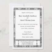Floral RSVP Wedding Invitation Kaart (Voorkant)