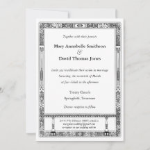 Floral RSVP Wedding Invitation