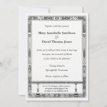 Floral RSVP Wedding Invitation with Directions