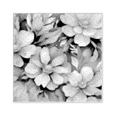 Floral Rubber Stamp Rubberstempel (Afrduk)