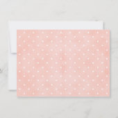 Floral Rustic Boerderij Baby shower Hartelijk dank Kaart (Achterkant)