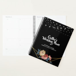 Floral Rustic Magnolia String Ligh Wedding planner