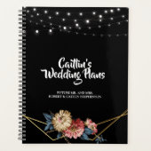 Floral Rustic Magnolia String Ligh Wedding planner (Voorkant)