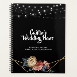 Floral Rustic Magnolia String Ligh Wedding planner