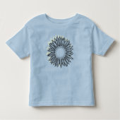 Floral Rustic Sunflower Hand Drawn Kinder Shirts (Voorkant)