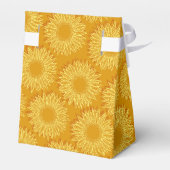 Floral Rustic Sunflower Light Hand Drawn Bedankdoosjes (Achterkant)