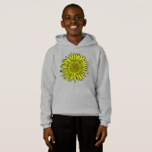 Floral Rustic Yellow Sunflower Hand getekend (Voorkant volledig)