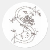 Floral S Sticker (Voorkant)