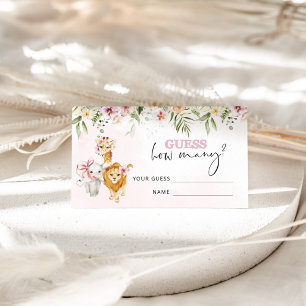 Floral Safari bedenkt hoeveel scheurtjes Informatiekaartje