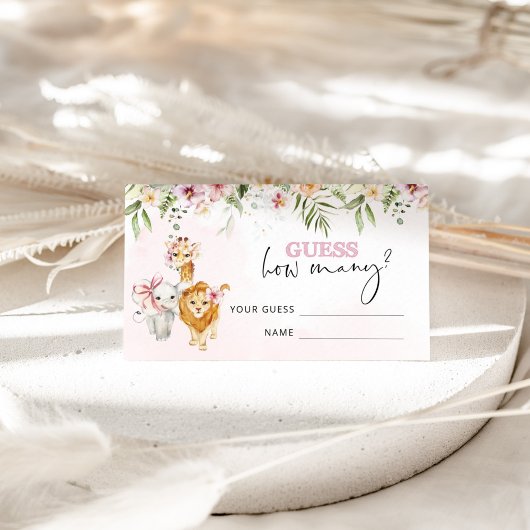 Floral Safari bedenkt hoeveel scheurtjes Informatiekaartje