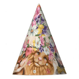 Floral Safari wild one baby shower gold Feesthoedjes