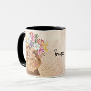Floral Safari wild one baby shower gold Mok