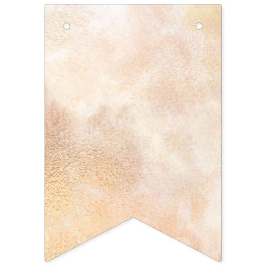 Floral Safari wild one baby shower gold Vlaggetjes (Eerste vlag)