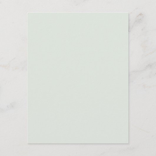 Floral Sage Green Blush Greenery Elegant Informatiekaartje (Achterkant)
