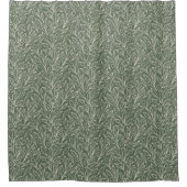 Floral Sage Green Douchegordijn (Voorkant)