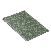 Floral Sage Green Notitieboek (Rechterzijde)