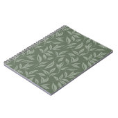 Floral Sage Green Notitieboek (Linkerzijde)