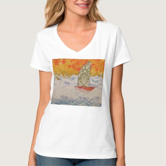 Floral Sail T-shirt (Voorkant)