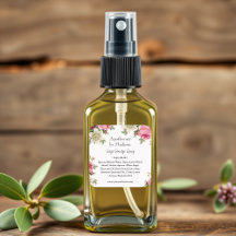 Floral | Salie Smudge Spray Flessenetiketten