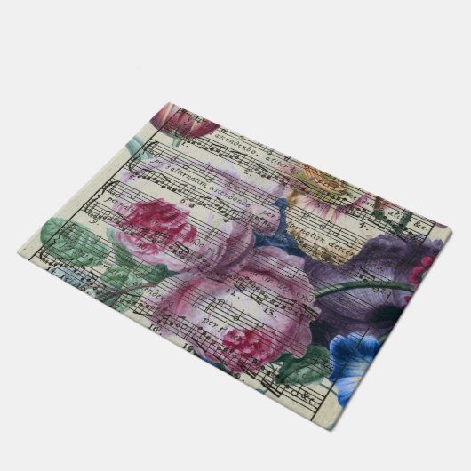 Floral Sangen Deurmat (Schuin)