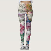 Floral Sangen Leggings (Voorkant)