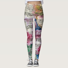 Floral Sangen Leggings