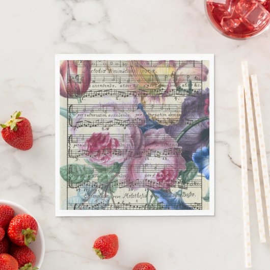 Floral Sangen Servetten (Insitu)