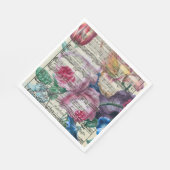 Floral Sangen Servetten (Hoek)