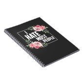 Floral Sarcasm ongepaste Gezegden bloemen Notitieboek (Rechterzijde)