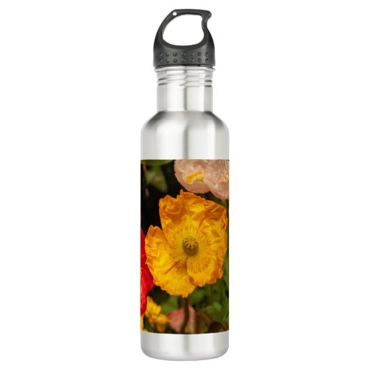 Floral Save Our Planet Flowers Natuur Waterfles (Voorkant)