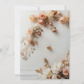 Floral Save The Date (Achterkant)