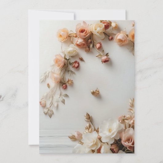 Floral Save The Date (Achterkant)