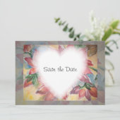 Floral Save The Date (Staand voorkant)