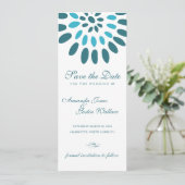 floral save the date (Staand voorkant)