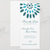 floral save the date (Voorkant / Achterkant)