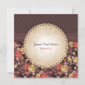  Floral Save The Date (Voorkant)