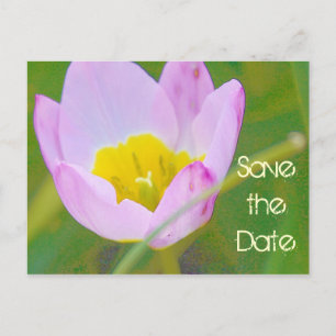floral save the date briefkaart