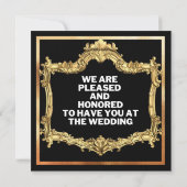 Floral Save the Date Invitation for Wedding Kaart (Achterkant)