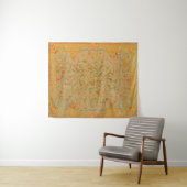 Floral Savonnerie Roos Tulip Greenery  Wandkleed (In Situ (horizontaal))