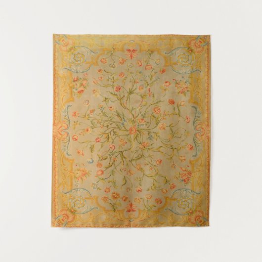 Floral Savonnerie Roos Tulip Greenery  Wandkleed (Voorkant)