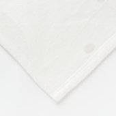 Floral schandi Rainbow Baby 1e jaar Mijlsteen    Fleece Deken (Hoek)