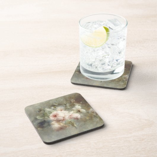  Floral schilderen Bier Onderzetter (Rechterzijde)