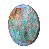 Floral schilderen dartbord (Voorkant Rechts)