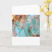 Floral schilderen kaart (Gele Bloem)