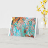 Floral schilderen kaart (Gele Bloem)
