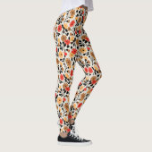  Floral schilderen Leggings (Rechts)