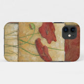 Floral schilderen met zichtbare penseelstreken Case-Mate iPhone case (Achterkant (horizontaal))