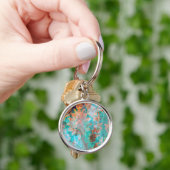 Floral schilderen sleutelhanger (Hand)